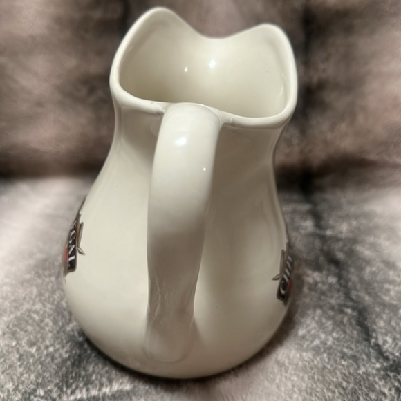 Chivas Regal aged 12 years Water Pitcher White Ceramic Handled Pub Jug Vintage - Picture 2 of 6